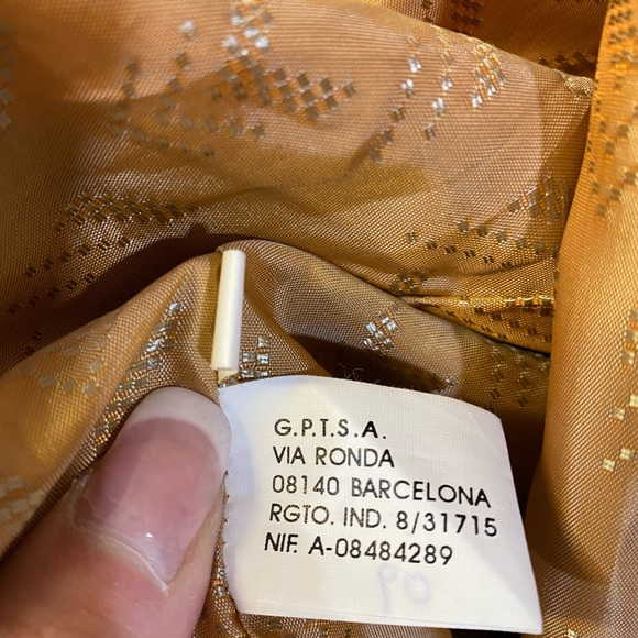 RR Serra Mens Tan Suede Cost 3/4 Length with Pockets Button Closure Lined - Picture 14 of 15